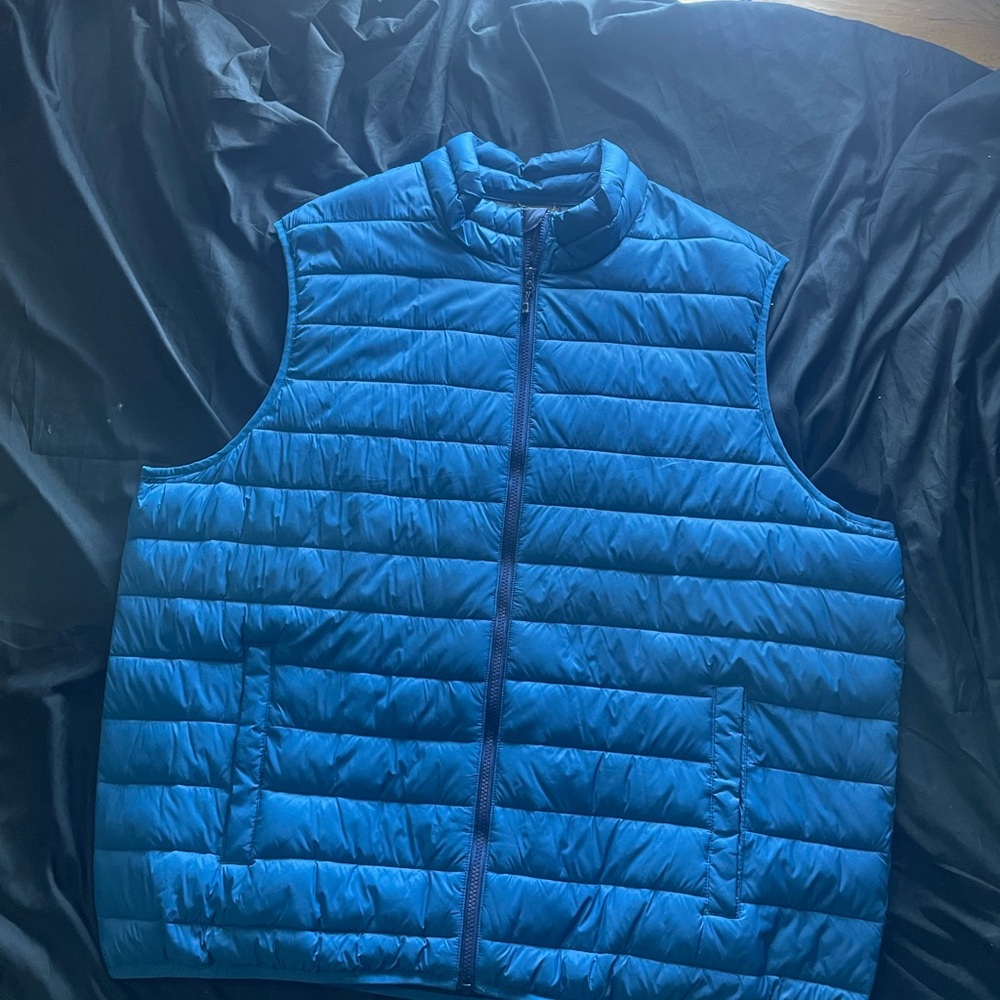 Blue Puffer Vest